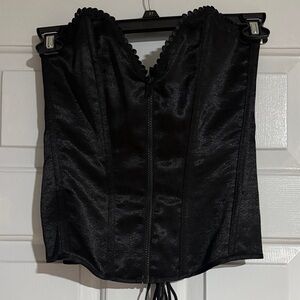 Frederick’s of Hollywood Black Corset Top